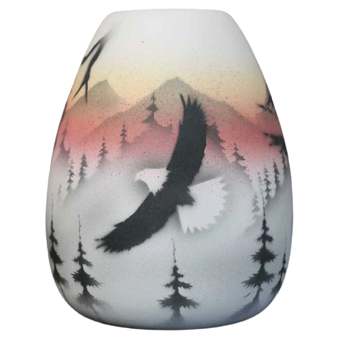 36015 Sacred Messenger 4 x 5 1/2 Vase