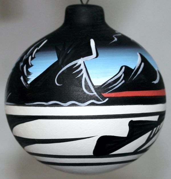 23151 Mountain Storm Ornament