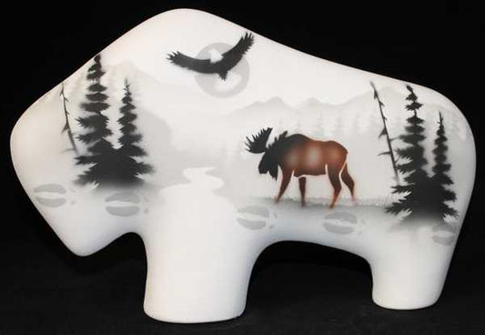 60156 High Country Tracks Moose 6 1/2 Petite Buffalo