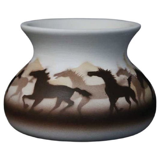 33147 Wild Horses  4 1/2 x 3 Candle 2