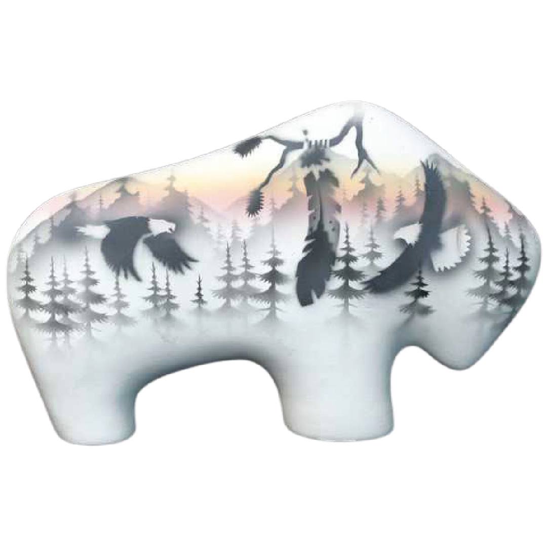 36155 Sacred Messenger 9 Medium Buffalo