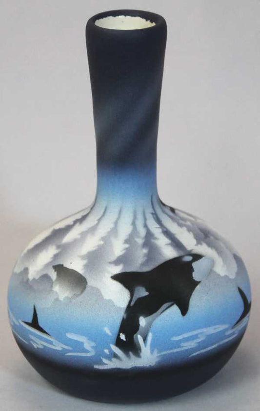 WBS3 Whaler Bay 3 1/2 x 5 1/2 Ball Vase