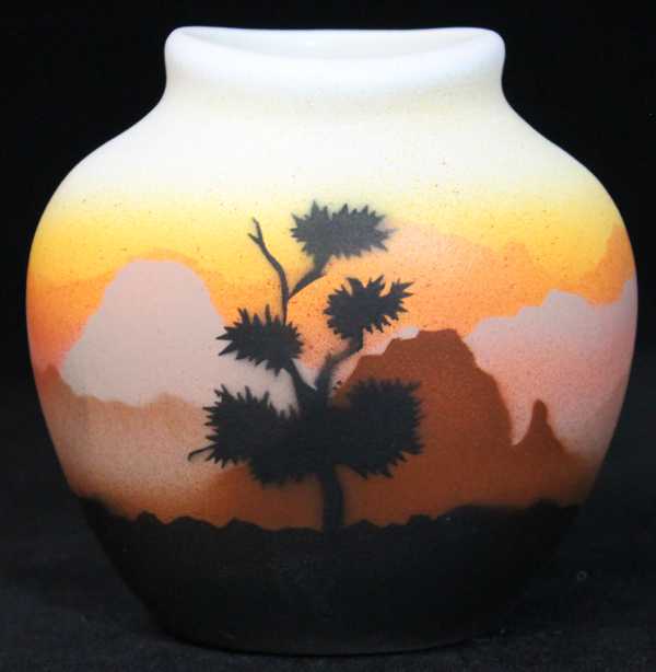 35141 Sunset Canyon 3 x 3 Pillow Vase