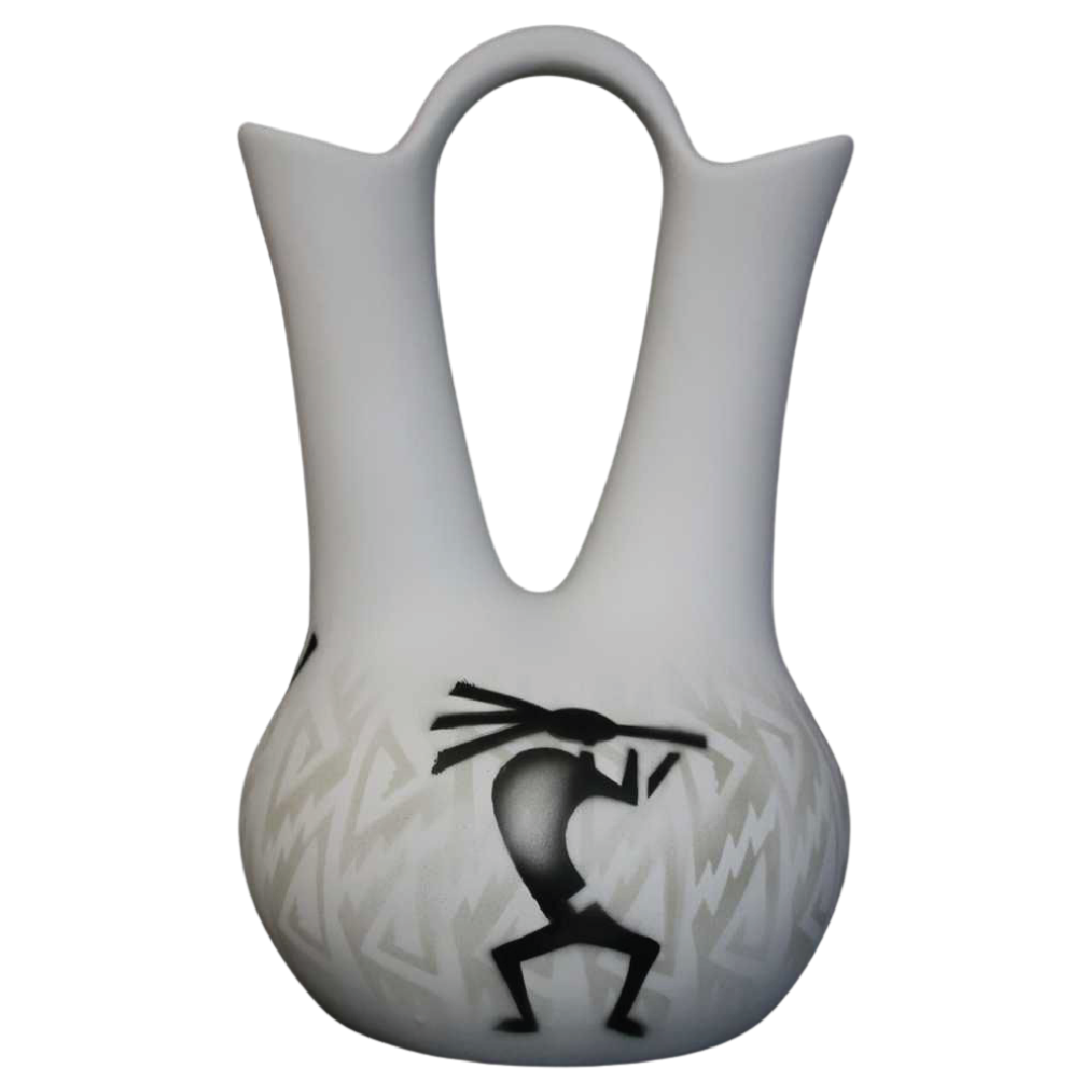 31065 Kokopelli Parade 7 1/2 x 12 Wedding Vase