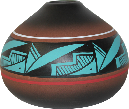 42007 Cindy Blackhorse ACCENTS 5 1/2 x 4 1/2 Seed Bowl