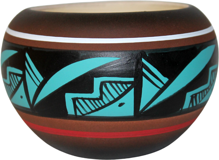 42017 Cindy Blackhorse ACCENTS 4 x 2 3/4 Bowl