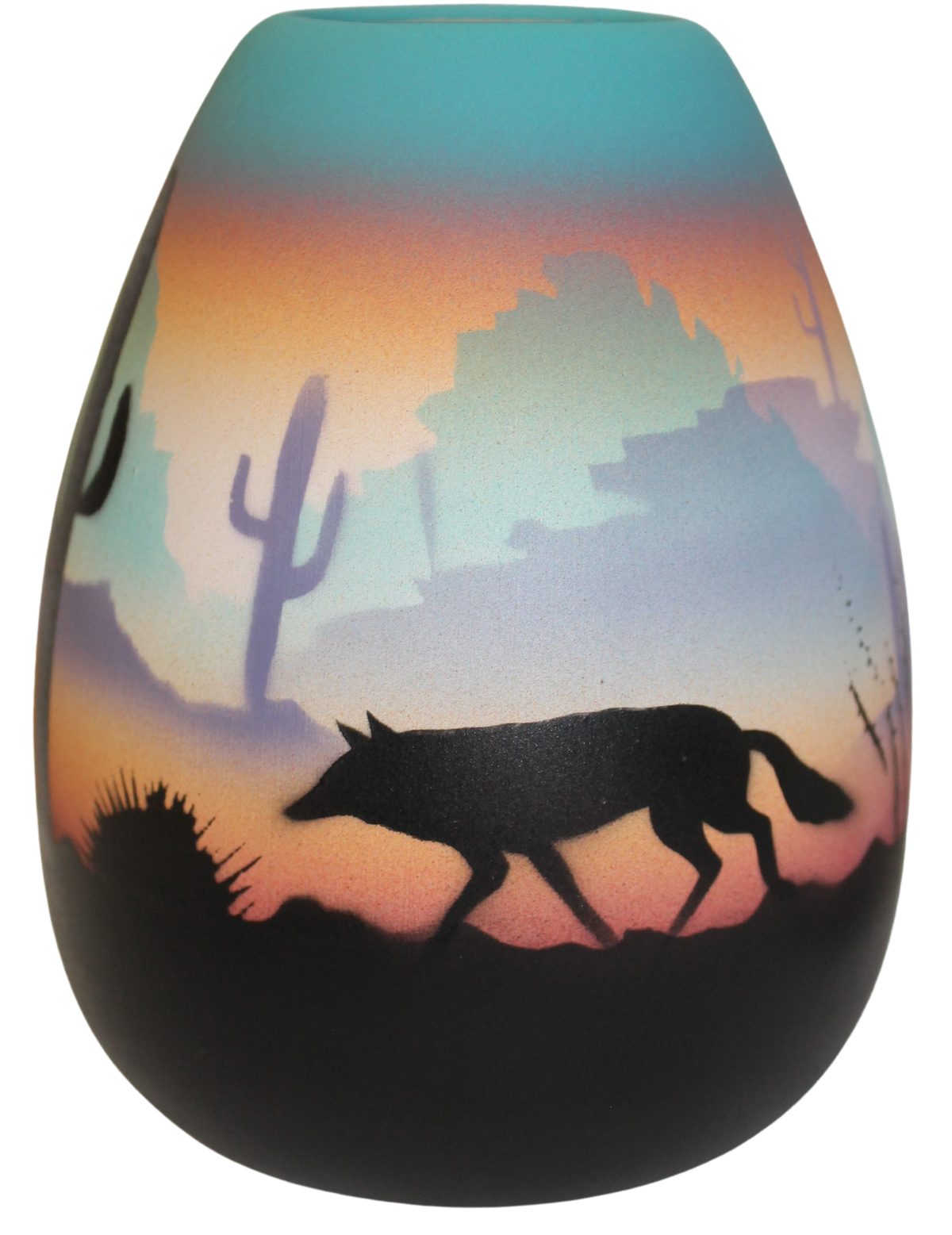 43015 Colorful Sonora Desert  4 x 5 1/2 Vase