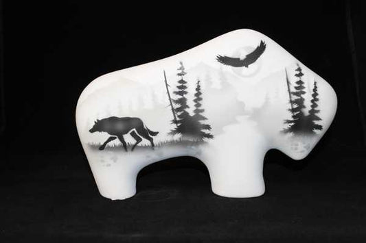 61156 High Country Tracks Wolf 6 1/2 Petite Buffalo