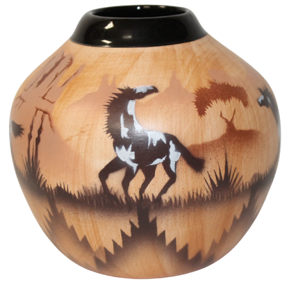 Horses by James Benally -(JBWB3535)