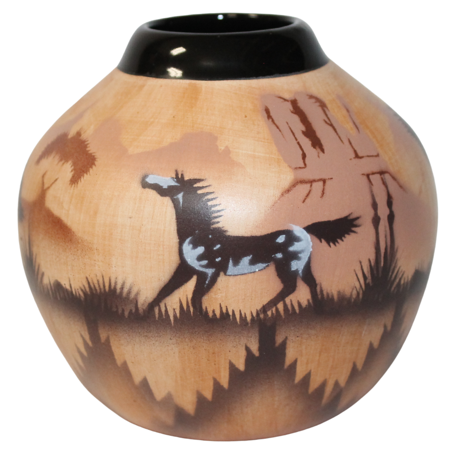 Horses by James Benally -(JBWB3535)