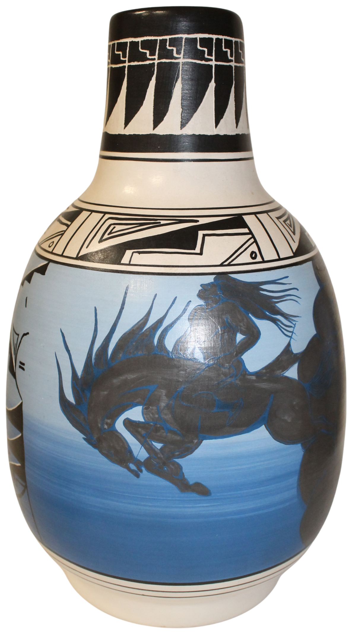 JFL Legacy Collector- Delbert Blackhorse - Cloud Horse Brave (7 x 12 Inches)