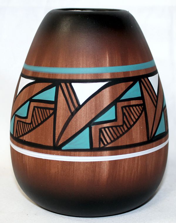 Cindy Blackhorse Collector Accents Vase  4 x 4 x 5.5 (CBW015)