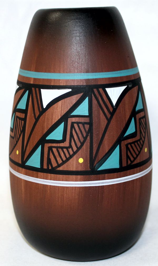 Cindy Blackhorse Collector Accents Chimney Vase 3.5 x 3.5 x 5.5 (CBW047)