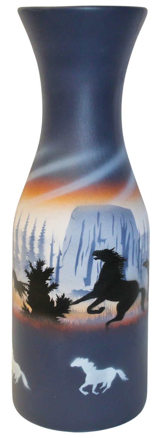 DTE1 Devils Tower 4 1/2 x 11 1/2 Flower Vase