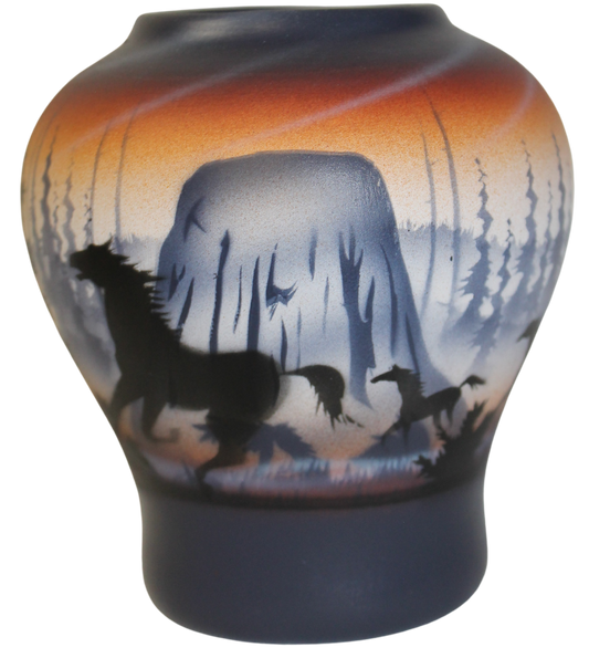 DTM2 Devils Tower 5 x 5 1/2 Vase