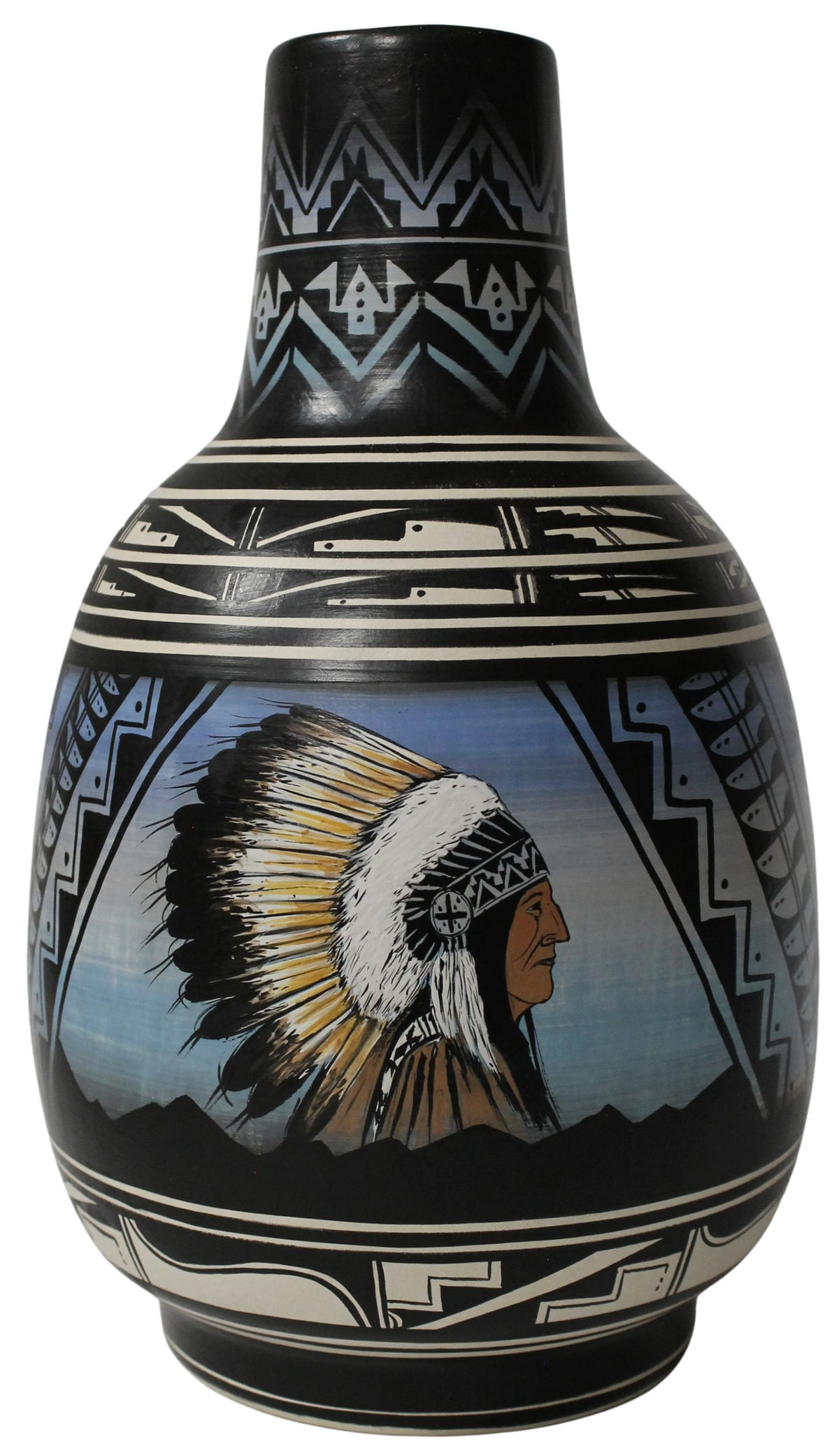 JFL Legacy - Dennis Yazzie, Chief and Teepee (7 x 12 Inches)