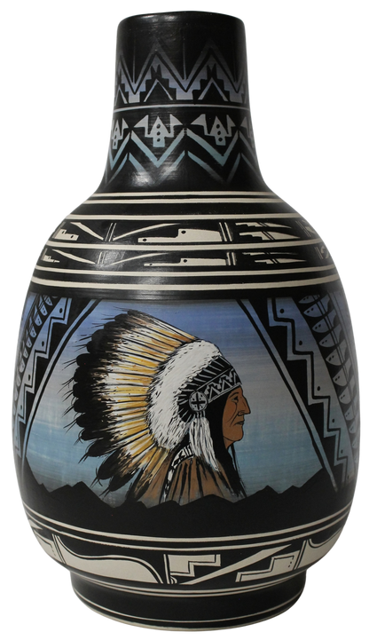JFL Legacy - Dennis Yazzie, Chief and Teepee (7 x 12 Inches)