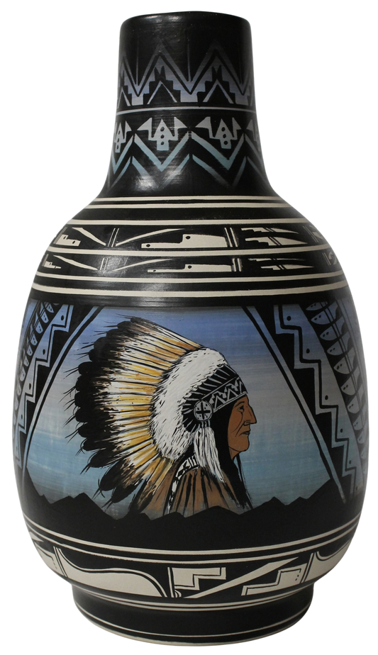JFL Legacy Collector - Dennis Yazzie, Chief and Teepee (7 x 12 Inches)