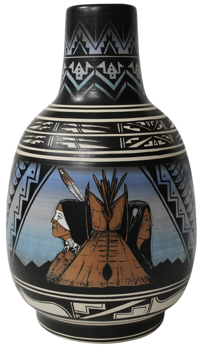 JFL Legacy - Dennis Yazzie, Chief and Teepee (7 x 12 Inches)