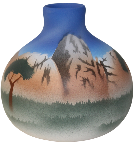 GWT083 Great White Throne 3 1/2 x 3 1/2 Ball Vase