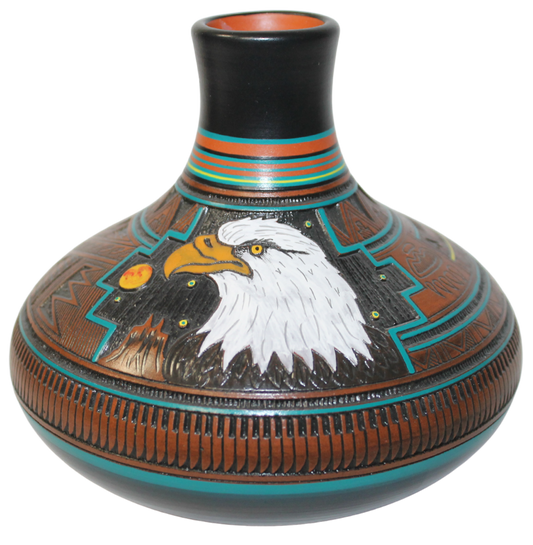 Herman Oliver Eagle Collector - Fine Etched with Color Accents (HOW800A)
