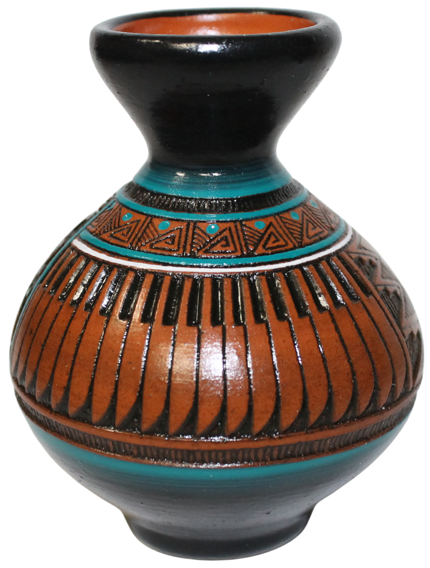 Herman Oliver Collector - Fine Etched Kokopelli with Color Accents (HOW180A)