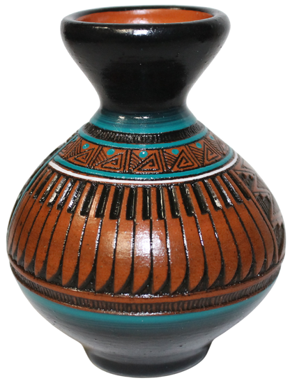 Herman Oliver Collector - Fine Etched Kokopelli with Color Accents (HOW180A)