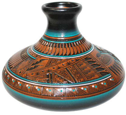 Herman Oliver Collector - Fine Etched Eagle Head with Color Accents (HOW330A)