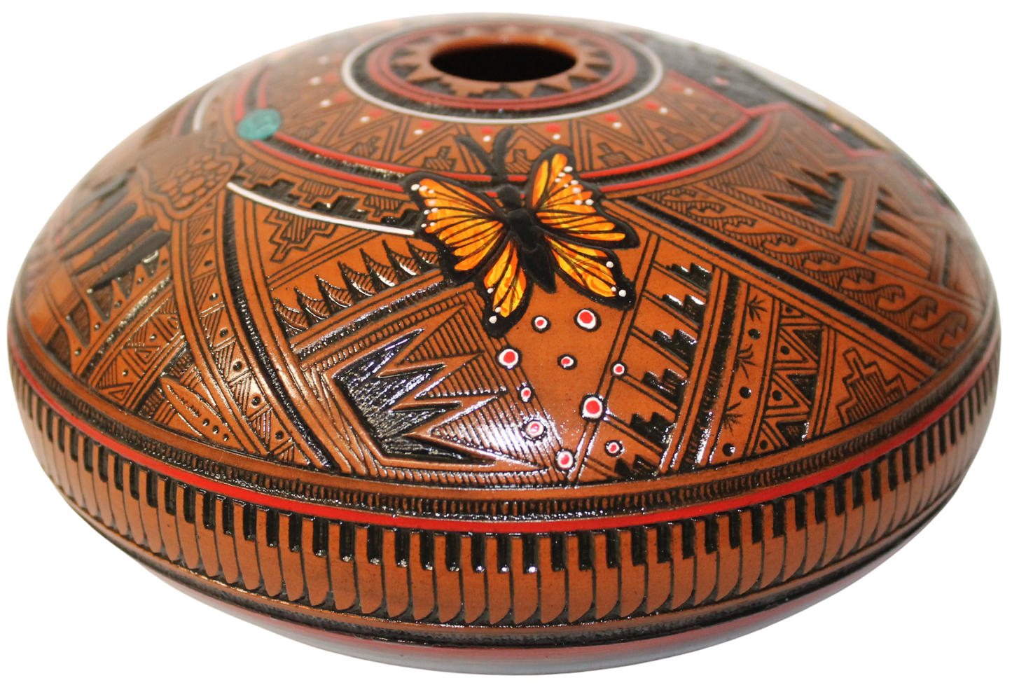 Herman Oliver Collector - Fine Etched Eagle Head with Color Accents (HOW600A)