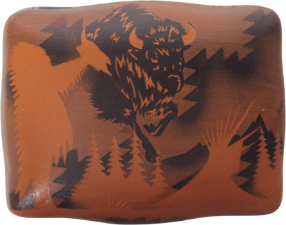 JFL Legacy - James Benally Box Buffalo (5 x 4 x 3 Inches)