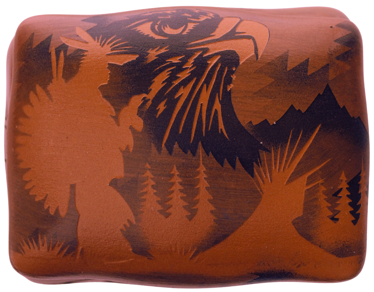 JFL Legacy - James Benally Box Eagle (5 x 4 x 3 Inches)