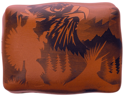 JFL Legacy - James Benally Box Eagle (5 x 4 x 3 Inches)