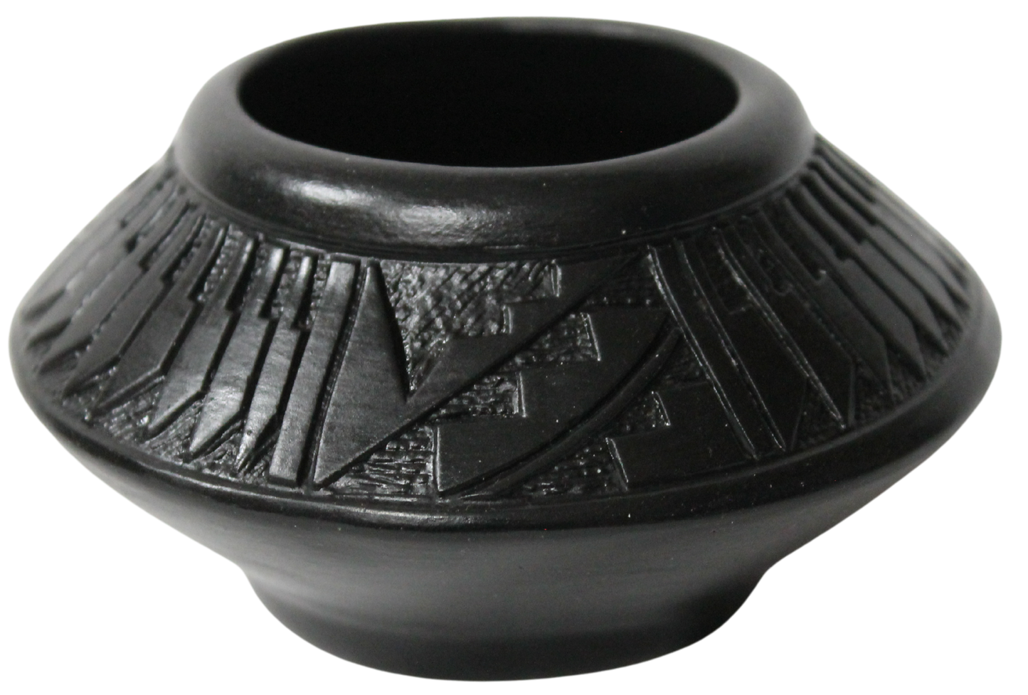 Deep Etched and Black Stained Collector Piece by Leo Blackhorse - (LBW220A)
