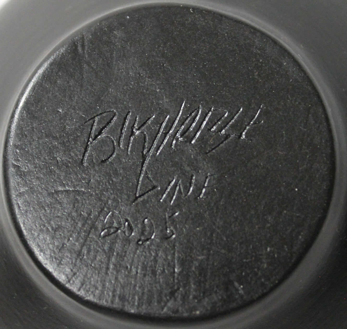 Deep Etched and Black Stained Collector Piece by Leo Blackhorse - (LBW220A)