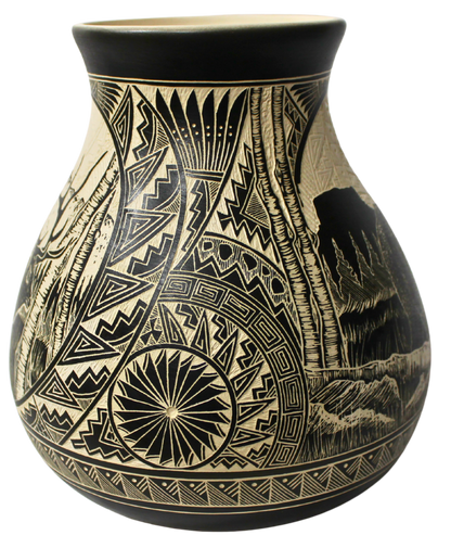 Single Etched Collector Piece by Leo Blackhorse -(LBW500B)