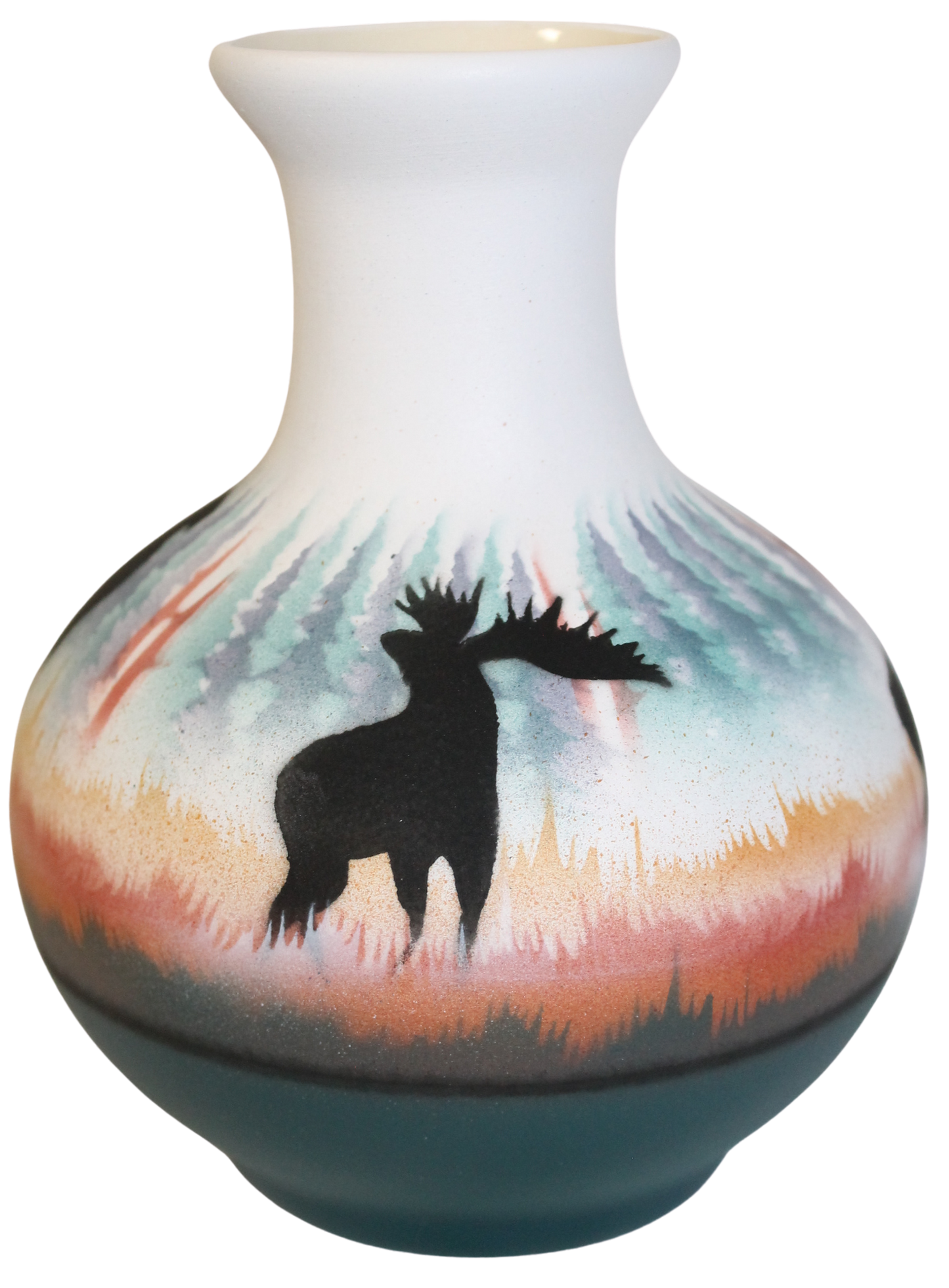 MSM1 Morning Mist -Moose 4 1/2 x 6 Vase