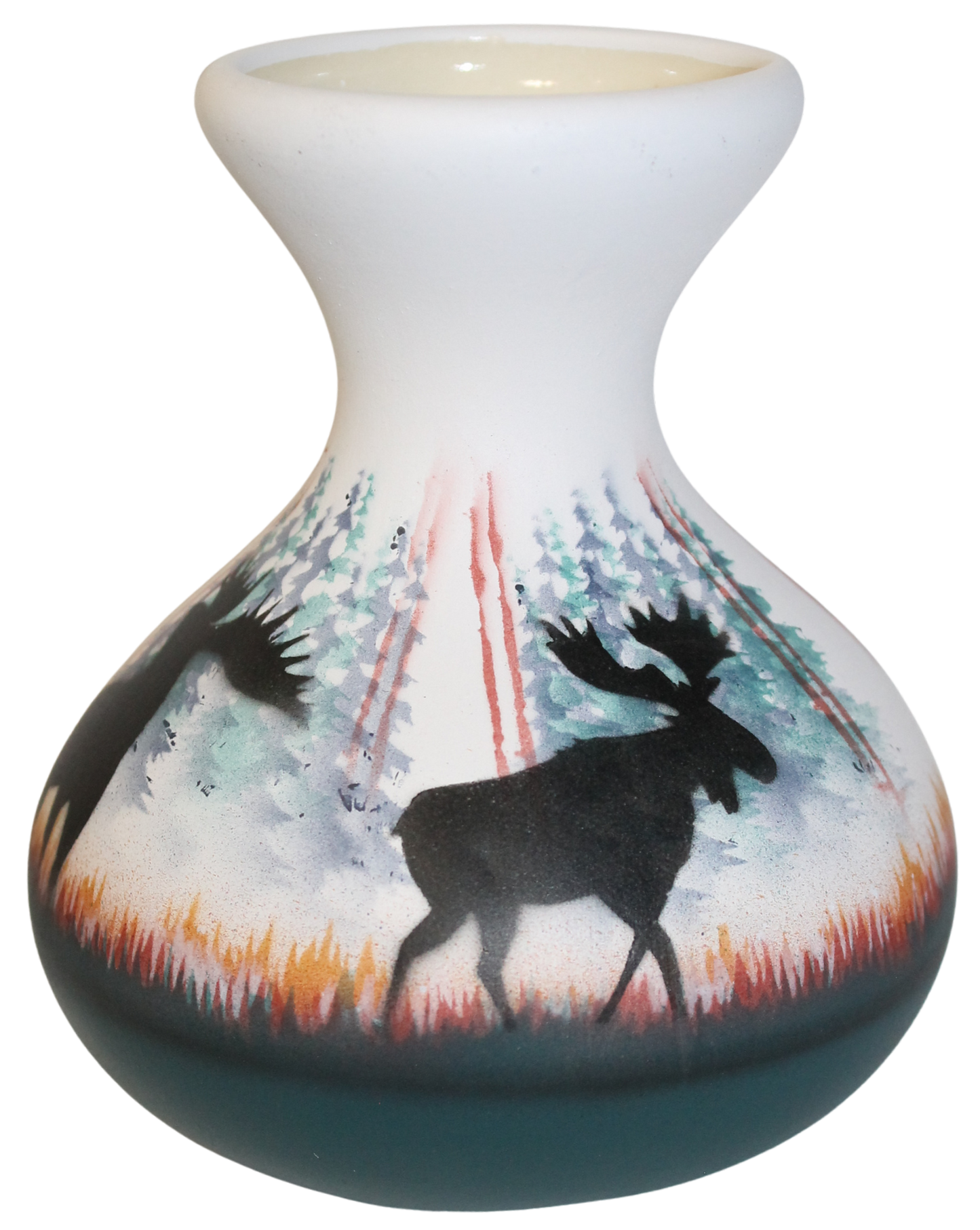 MSS5 Morning Mist -Moose 4 x 5 Bud Vase