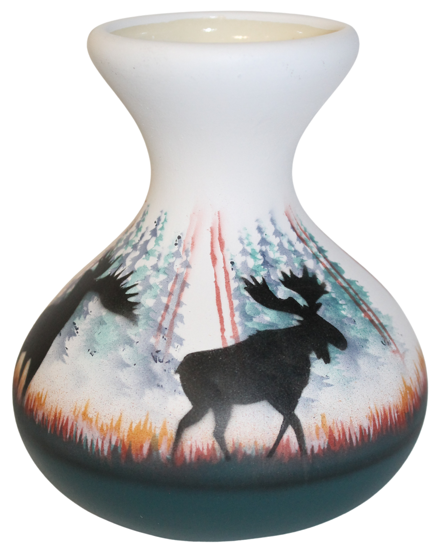 MSS5 Morning Mist -Moose 4 x 5 Bud Vase