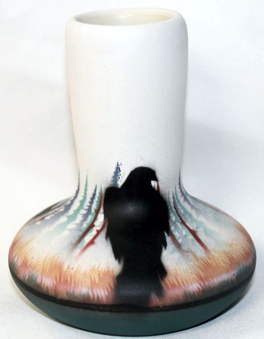 MTS4 Morning Mist -Elk 4 1/2 x 5 Bud Vase