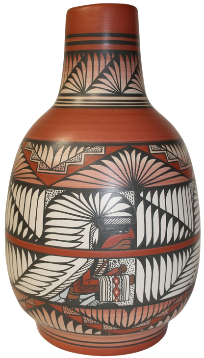JFL Legacy - Robert Maryboy Geometric Feather Chief (7 x 12 Inches)