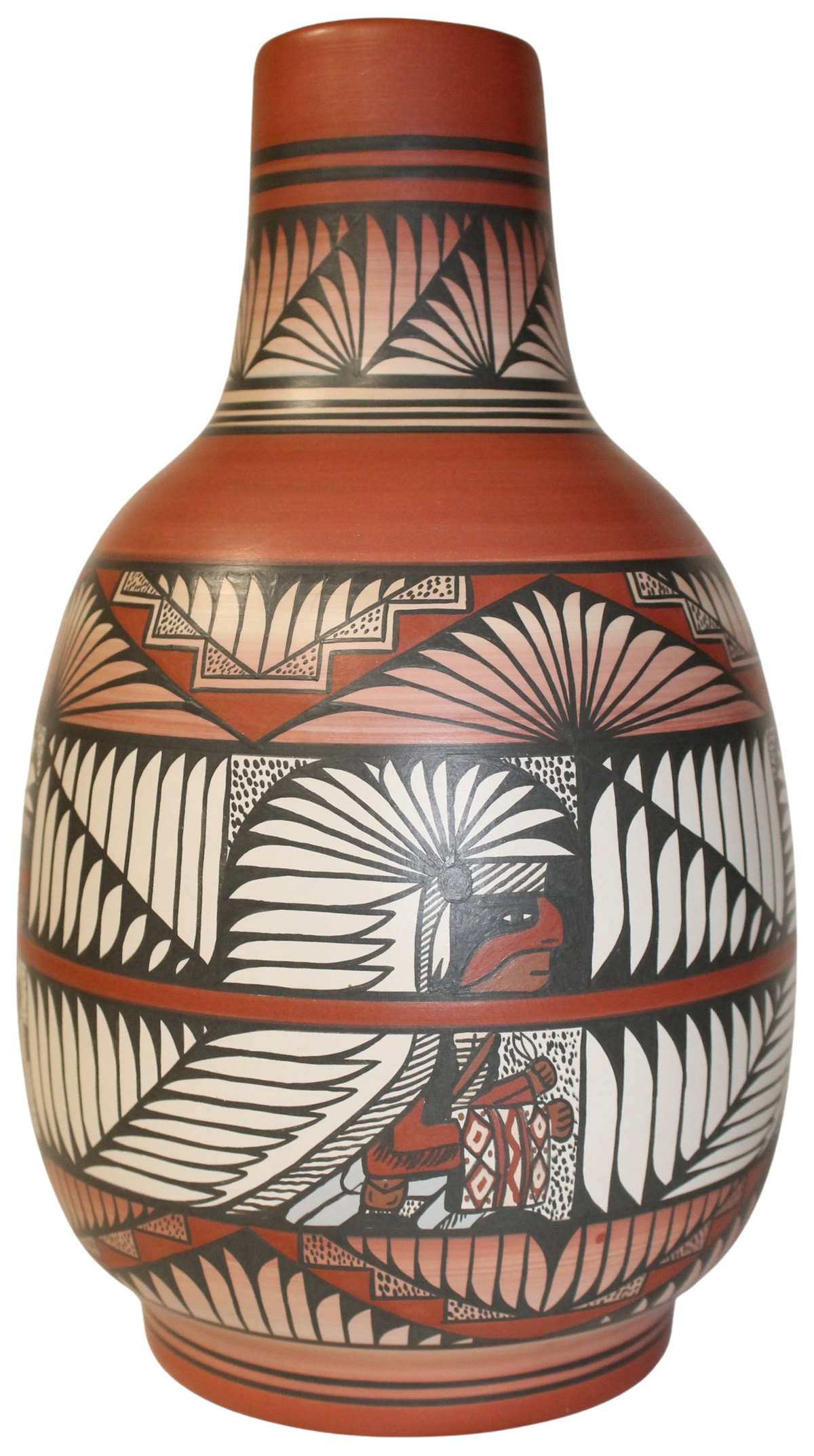 JFL Legacy - Robert Maryboy Geometric Feather Chief (7 x 12 Inches)