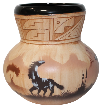 Horses by James Benally -(JBW5639)