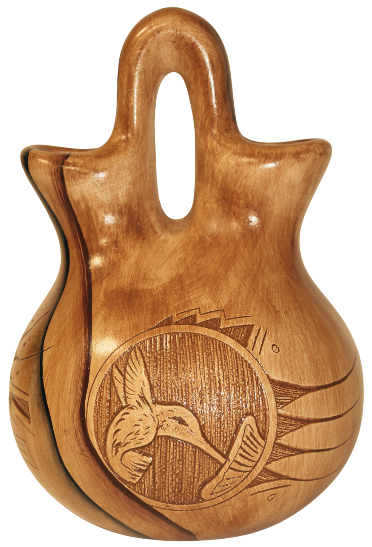 Hummingbird Wedding Vase - Collector by Dwayne Blackhorse -(DBW25WVHummingbird)