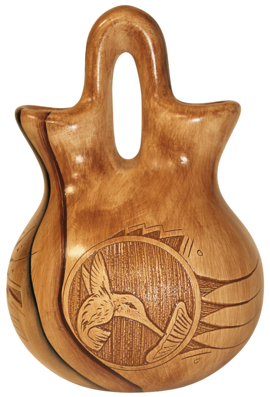 Hummingbird Wedding Vase - Collector by Dwayne Blackhorse -(DBW25WVHummingbird)