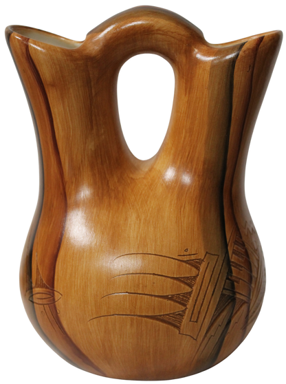 Butterfly Wedding Vase - Collector by Dwayne Blackhorse -(DBW25WVButterly)