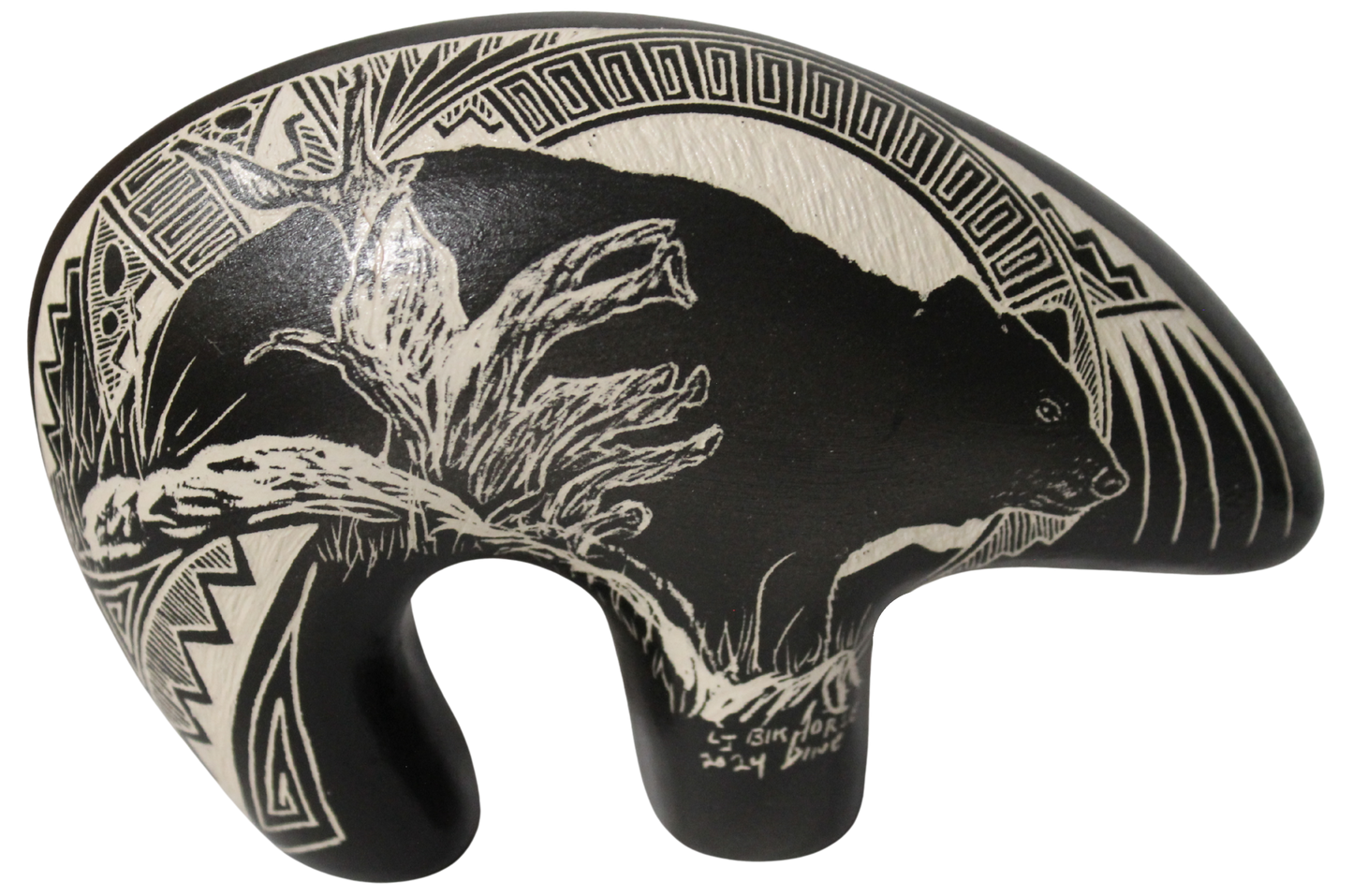Single Etched Collector Piece by Leo Blackhorse -(lbw110F)
