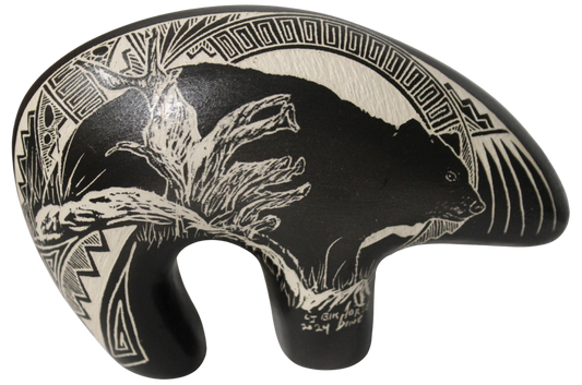 Single Etched Collector Piece by Leo Blackhorse -(lbw110F)