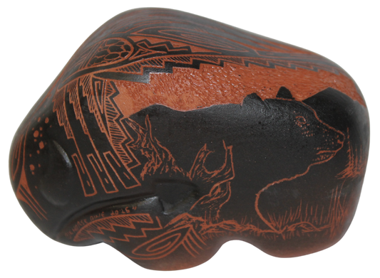 Single Etched Collector Piece by Leo Blackhorse -(lbw110h)