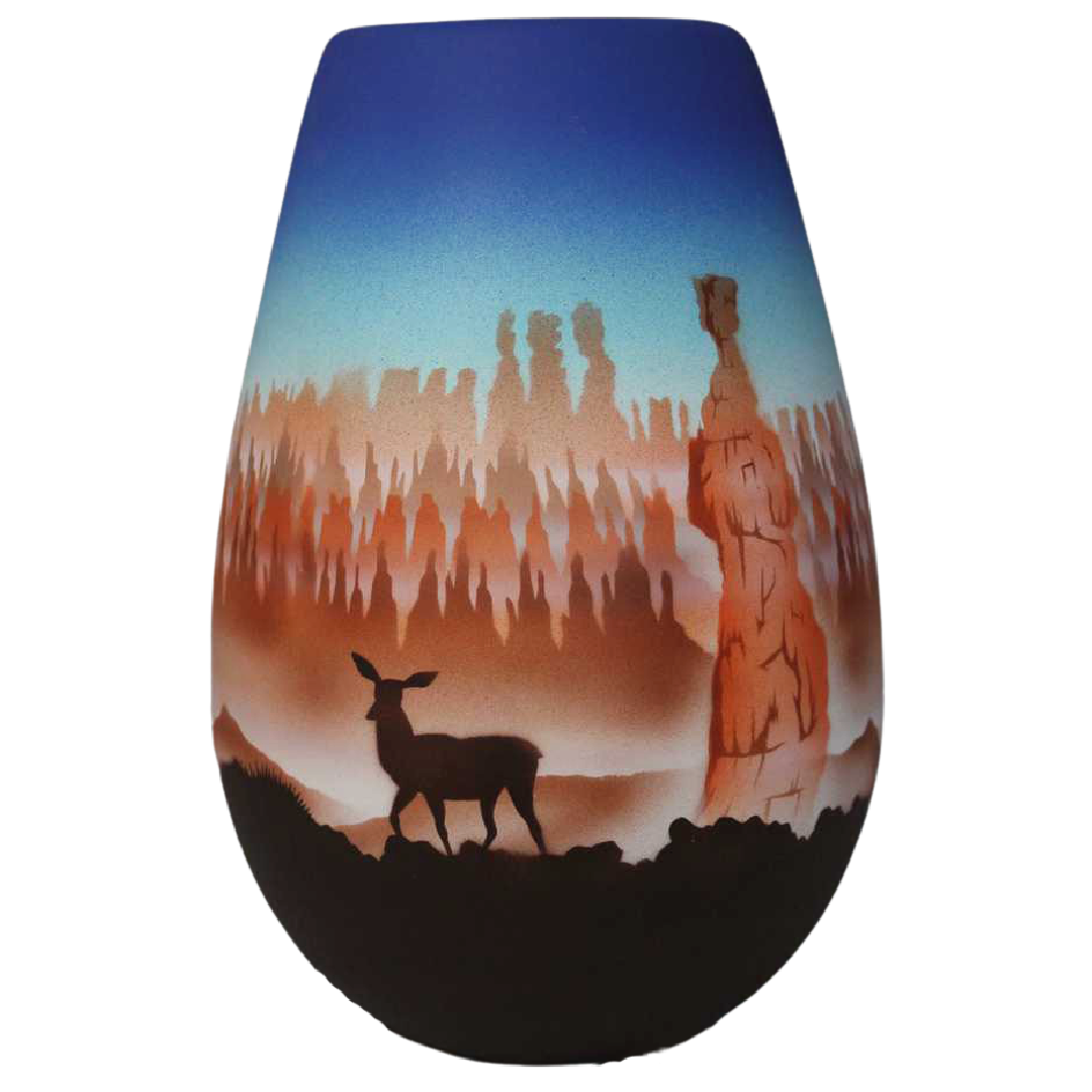 Bryce Canyon 6 x 8 1/2 Vase -(BC091)