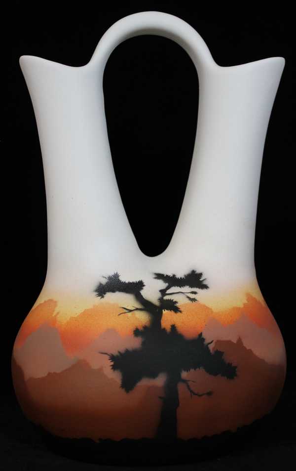 Sunset Canyon  7 1/2 x 12 Wedding Vase -(35065)